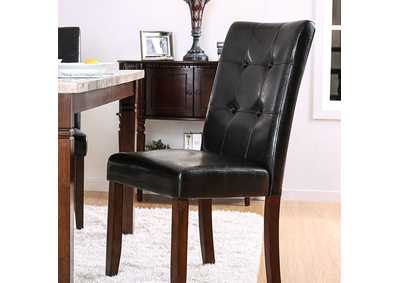 Marstone Brown Cherry Side Chair [Set of 2],Furniture of America