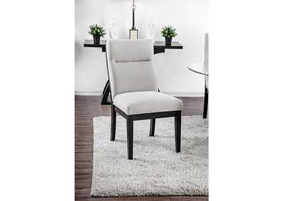 Jasmin Black Side Chair [Set of 2]
