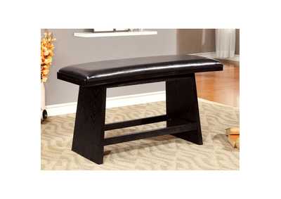 Hurley Black Counter Height Bench,Furniture of America