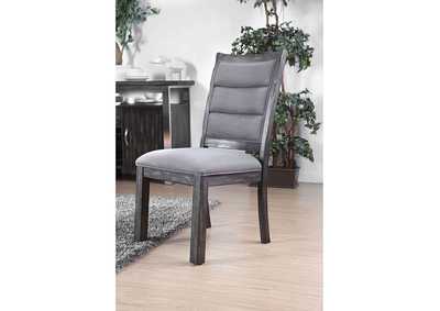 Mandy Gray Side Chair [Set of 2],Furniture of America