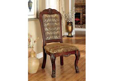 Medieve Brown Side Chair [Set of 2]