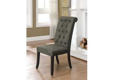 Image for Sania Antique Black Side Chair [Set of 2]