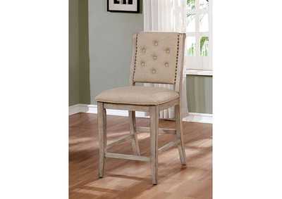 Ledyard Counter Ht. Side Chair (2/Ctn),Furniture of America