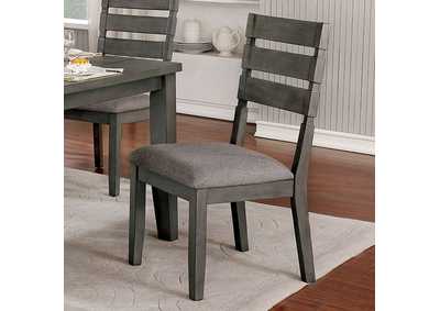 Viana Gray Side Chair [Set of 2],Furniture of America