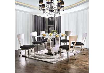 Nova Silver Dining Table,Furniture of America