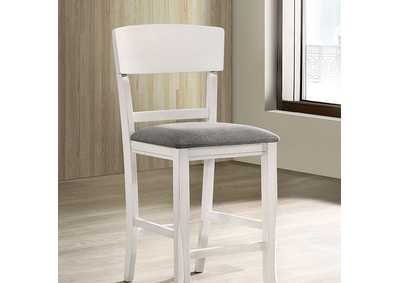 Image for Stacie White Counter Height Chair [Set of 2]