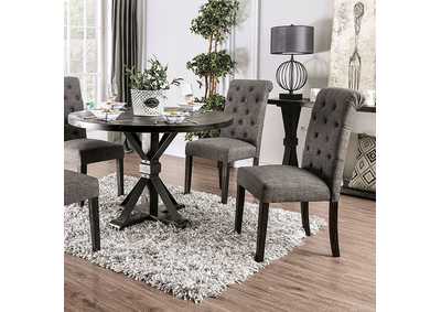Alfred Gray Round Table,Furniture of America