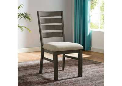 Clary Gray Side Chair [Set of 2],Furniture of America