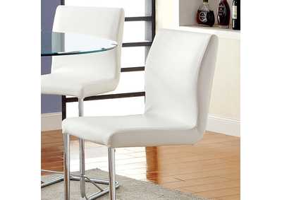 Image for Lodia White Counter Height Chair [Set of 2]