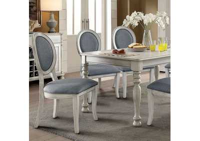 Siobhan Antique White Dining Table