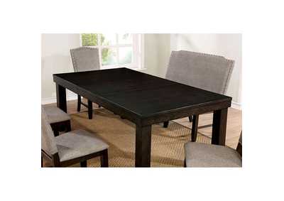 Teagan Dark Walnut Dining Table,Furniture of America