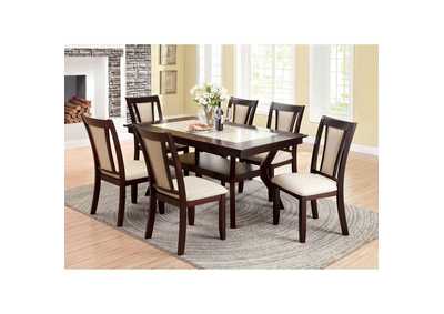Brent Dark Cherry Dining Table,Furniture of America