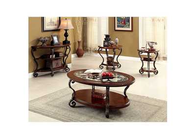 May Brown Cherry Side Table