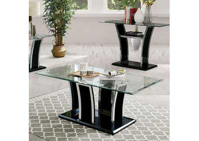 Staten Glossy Black Coffee Table