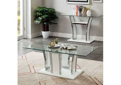 Staten Glossy White Coffee Table