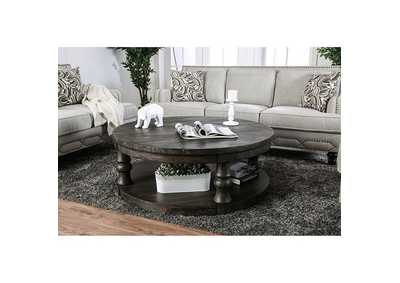 Mika Antique Gray Coffee Table