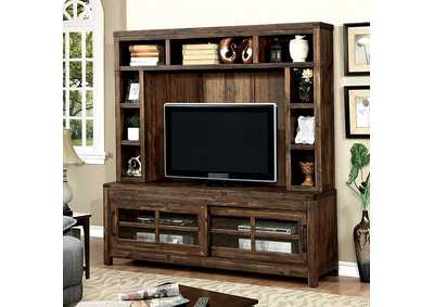 Image for Hopkins Wire Brushed Dark Walnut 72" TV Console