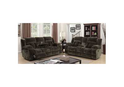 Sadhbh Dark Brown Sofa,Furniture of America