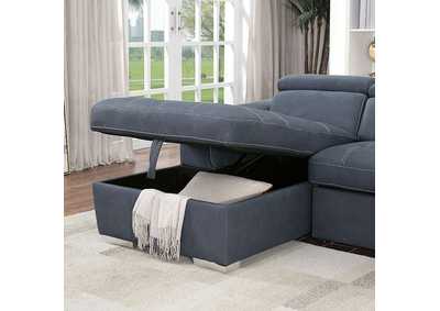 Patty Blue Gray Sectional,Furniture of America