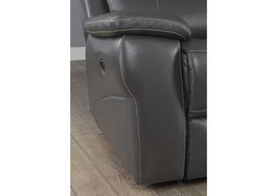 Lila Gray Power-Assist Recliner,Furniture of America