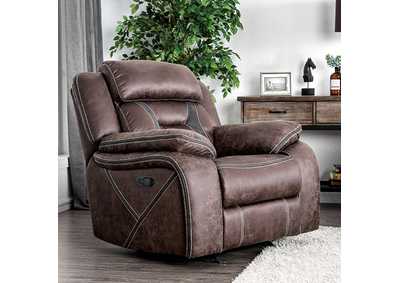 Flint Brown Chair,Furniture of America