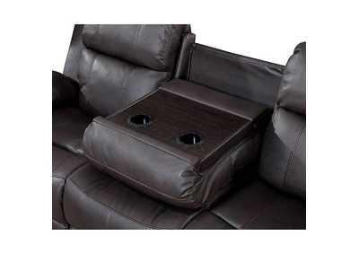 Pondera Dark Brown Sofa,Furniture of America