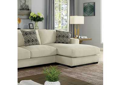 Kaylee L-Shaped Sectional (Right Chaise),Furniture of America