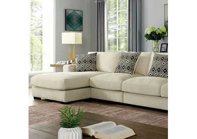 Kaylee Large L-Shaped Sectional (Left Chaise),Furniture of America