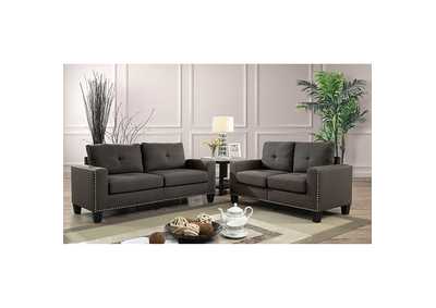 Attwell Gray Sofa,Furniture of America
