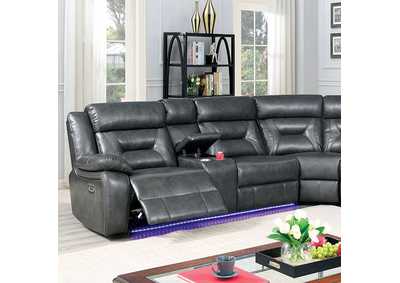 Omeet Power Sectional,Furniture of America