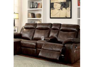 Hardy Sectional w/ Console,Furniture of America