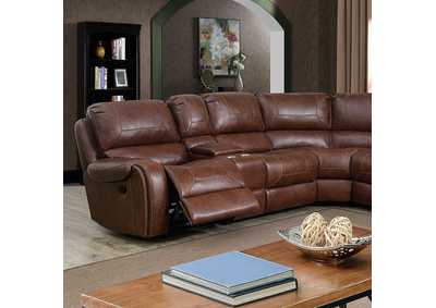 Joanne Brown Sectional,Furniture of America