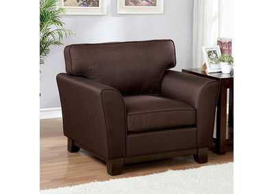 Caldicot Brown Chair,Furniture of America