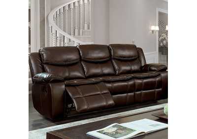 Pollux Brown Sofa,Furniture of America