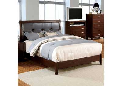Enrico Brown Cherry Eastern King Bed