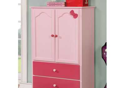 Image for Dani Pink Armoire
