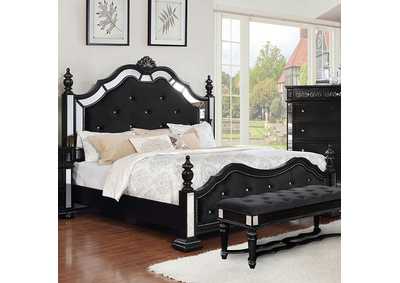 Azha Black Queen Bed,Furniture of America