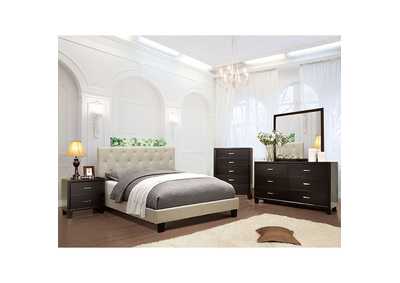 Leeroy Ivory Queen Bed,Furniture of America