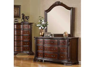 Monte Vista Brown Cherry Dresser,Furniture of America