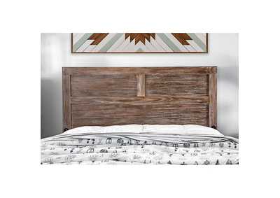 Wynton Weathered Light Oak Eastern King Bed,Furniture of America