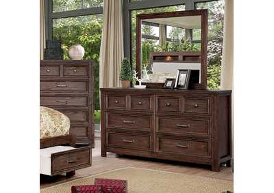 Tywyn Dark Oak Dresser,Furniture of America