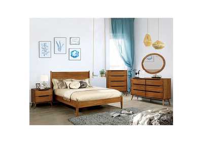 Lennart Oak Queen Bed,Furniture of America