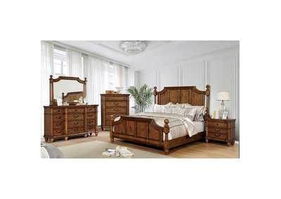 Mantador Dark Oak Queen Bed,Furniture of America