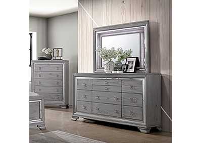 Alanis Light Gray Dresser,Furniture of America
