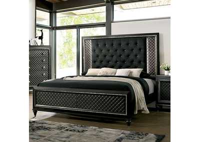 Demetria Metallic Gray Queen Bed