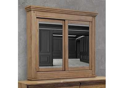 Image for Coimbra Rustic Natural Tone Cabinet Mirror