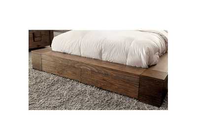 Janeiro Rustic Natural Tone Queen Bed,Furniture of America