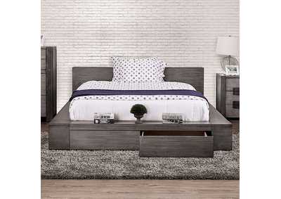 Janeiro Gray Eastern King Bed