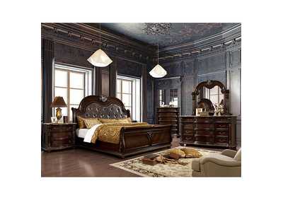 Fromberg Brown Cherry Queen Bed,Furniture of America