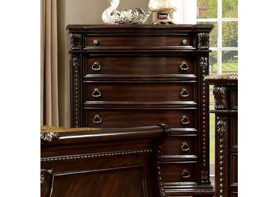 Fromberg Brown Cherry Chest,Furniture of America